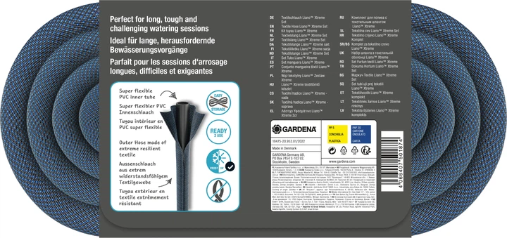 Текстильний шланг Gardena Liano Xtreme Set 13 мм 1/2" 25 м 18475-20 (4066407501874) - зображення 4
