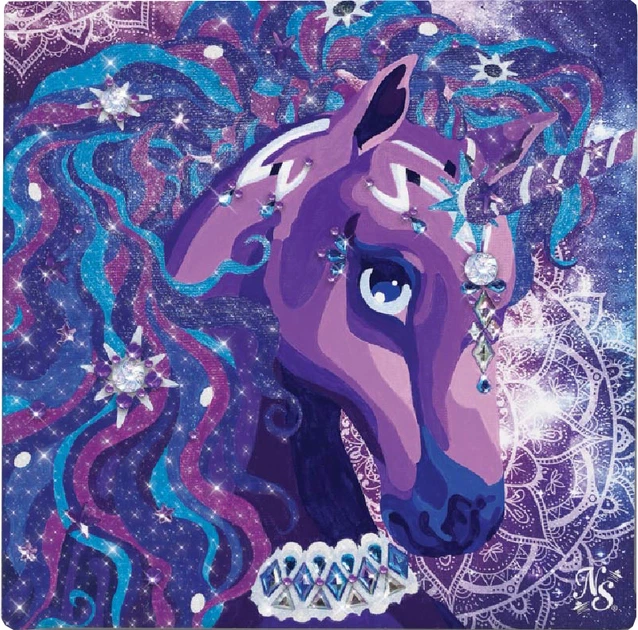 Zestaw kreatywny Nebulous Stars Kolorowanka Nebulia & Horse (11421) (694704114219) - obraz 2