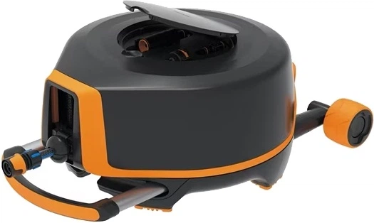 Automatyczny bęben na wąż Fiskars XL z rolkami (6411501510617) - obraz 1