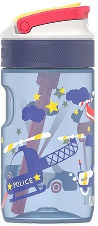 Пляшка для води тританова Kambukka Lagoon kids Police Patrol 400 мл Темно-синя (11-04059) (5407005144398) - зображення 4