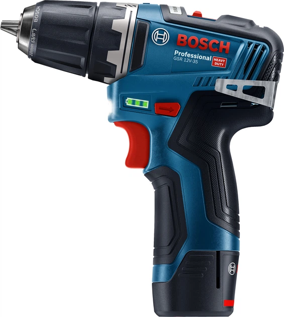 Акумуляторний дриль-шурупокрут Bosch Professional GSR 12 V-35 (06019H8002) - зображення 2
