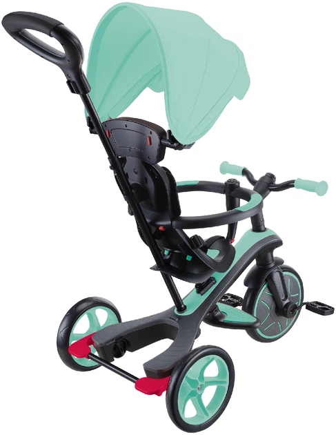 Велосипед дитячий триколісний Globber Explorer Trike 4в1 М'ятний 634-206 (4895224411604) - зображення 2