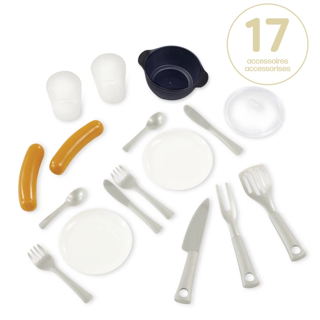 Літня кухня Smoby Toys Life для будинку з аксесуарами 54x34.5х98 см 7600810926 (3032168109261) - зображення 2