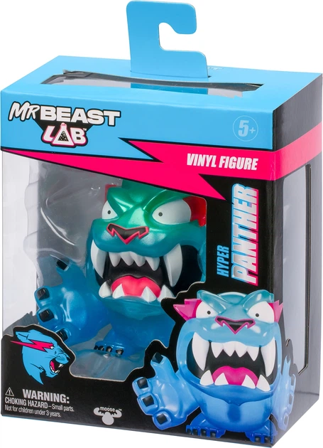 Колекційна вінілова фігурка Moose MrBeast Lab Гіпер Пантера 24731 (630996247310) - зображення 4