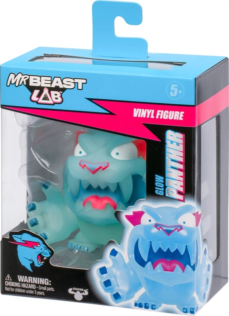 Колекційна вінілова фігурка Moose MrBeast Lab Сяюча Пантера 24732 (630996247327) - зображення 4