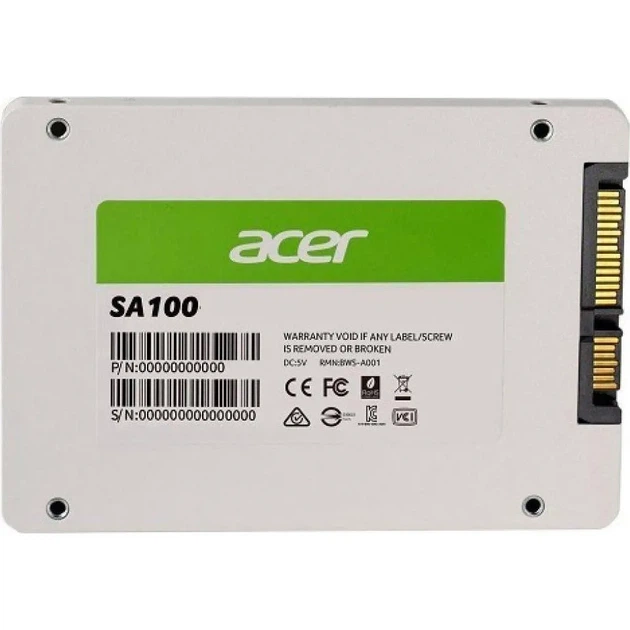 SSD накопитель Acer SA100 960GB (BL.9BWWA.104) [135370] - изображение 3