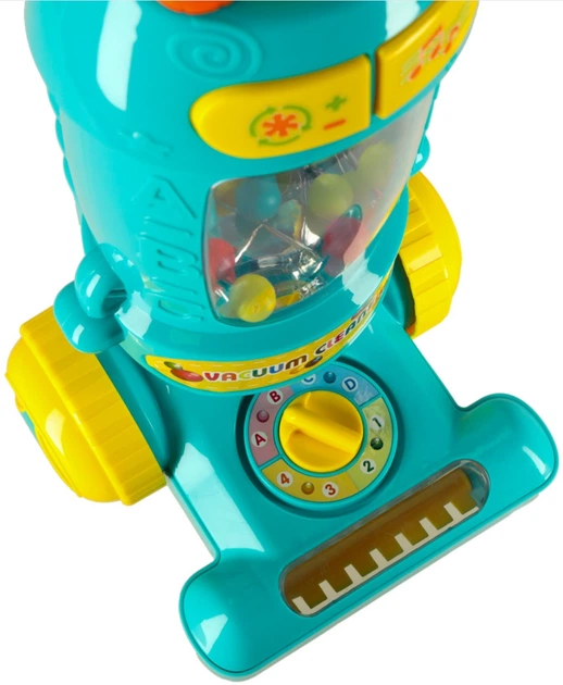 Іграшковий бездротовий пилосос KIK зі звуком (5903039709720) - зображення 4