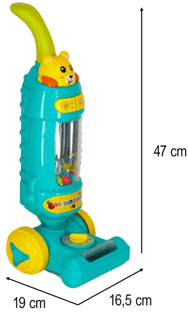 Іграшковий бездротовий пилосос KIK зі звуком (5903039709720) - зображення 8