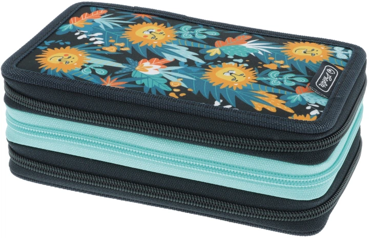 Piórnik z wypełnieniem Herlitz Triple Happy Lions 31 elementów (50043422) - obraz 2