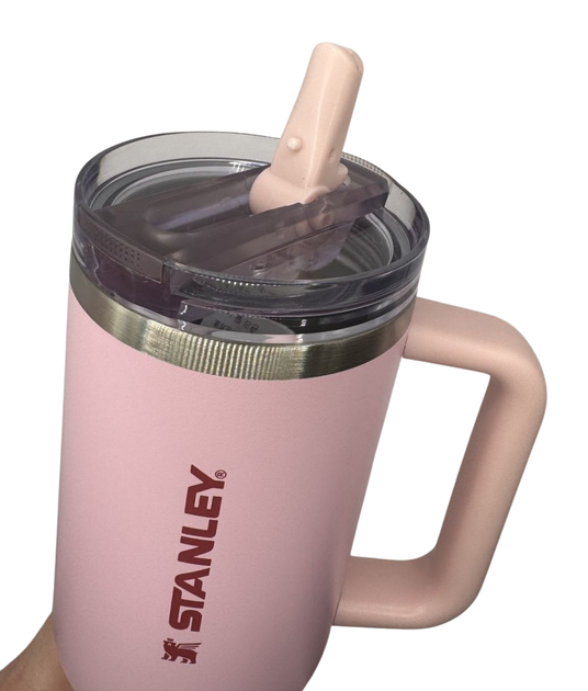 Термос термочашка Stanley Quencher ProTour Flip Straw Tumbler 1,18 л з нержавіючої сталі Pink KT7001929 - зображення 2