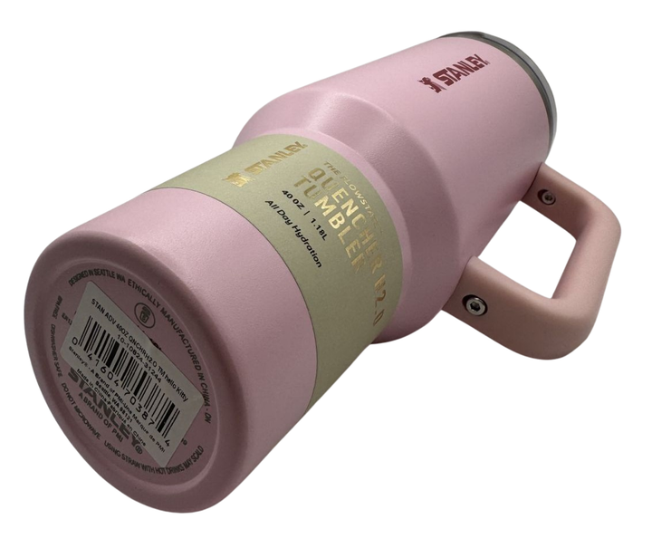 Термос термочашка Stanley Quencher ProTour Flip Straw Tumbler 1,18 л з нержавіючої сталі Pink KT7001929 - зображення 6