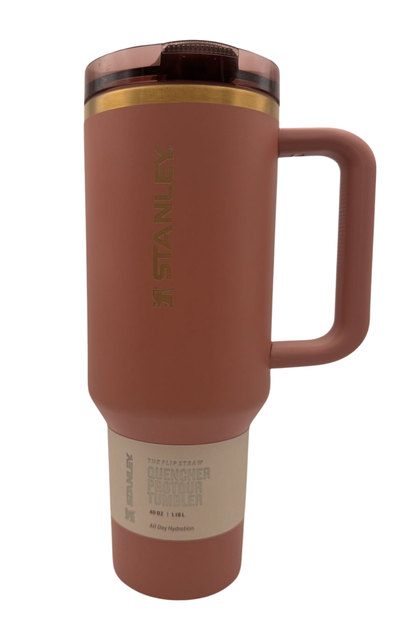 Термос термокружка Stanley Quencher ProTour Flip Straw Tumbler 1,18 л из нержавеющей стали Rosewood KT7001927 - Фото 5 Термос термокружка Stanley Quencher ProTour Flip Straw Tumbler 1,18 л из нержавеющей стали Rosewood KT7001927 - изображение 5