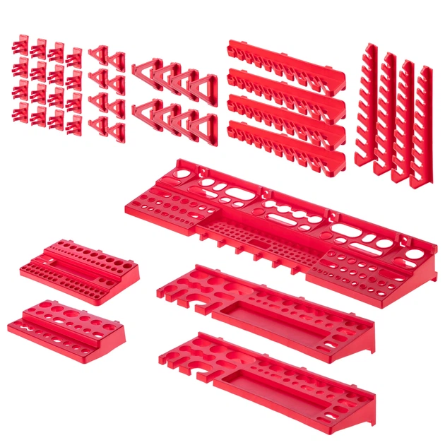 Tablica narzędziowa Kadax K7654 ścianka warsztatowa 116 x 78 cm 70 elementów (5903699468067) - obraz 6