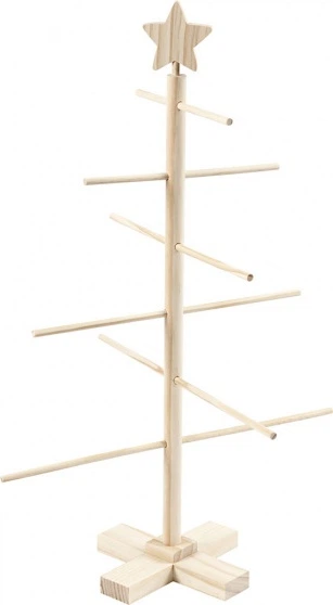 Choinka dekoracyjna Creativ Company drewniana 60 cm (5712854143530) - obraz 1