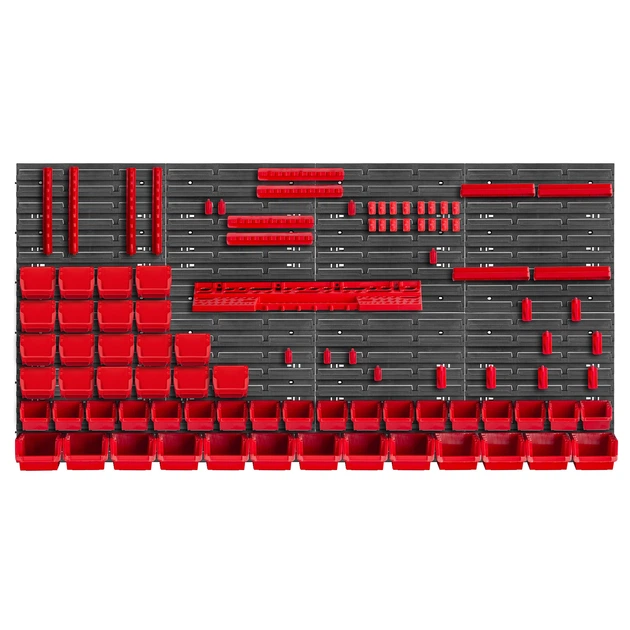 Tablica narzędziowa Kadax K7729 ścianka warsztatowa 156 x 78 cm 95 elementów (5903699468814) - obraz 3