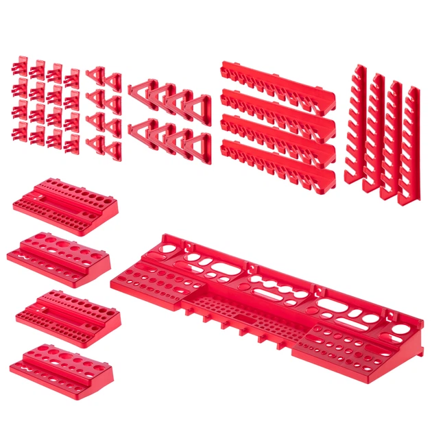 Tablica narzędziowa Kadax K7729 ścianka warsztatowa 156 x 78 cm 95 elementów (5903699468814) - obraz 6