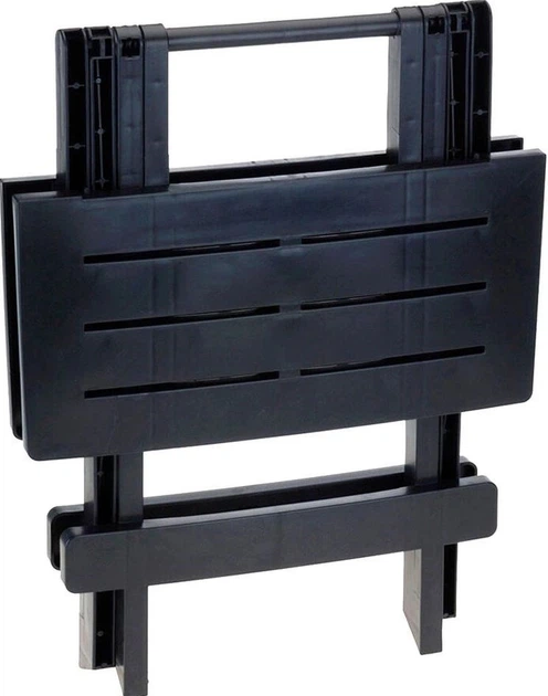 Stolik ogrodowy składany Progarden 44 x 44 x 50 cm Czarny (489207) - obraz 3