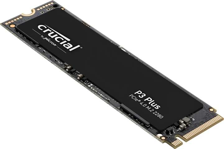 Dysk SSD Crucial P3 Plus 500 GB M.2 2280 NVMe PCIe 4.0 x4 TLC 3D NAND (CT500P3PSSD8T) - obraz 3