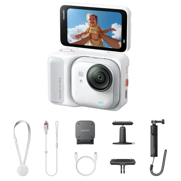 Дія камера Insta360 GO Ultra Creator Bundle White (CINSABEA_GOULTRA05) - Фото 5 Дія камера Insta360 GO Ultra Creator Bundle White (CINSABEA_GOULTRA05) - зображення 5