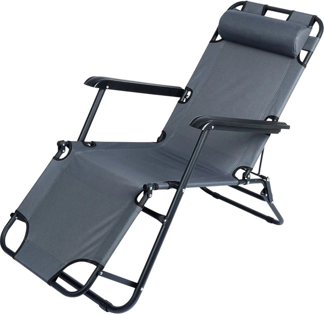 Складаний садовий шезлонг Vilde (489275) - зображення 2