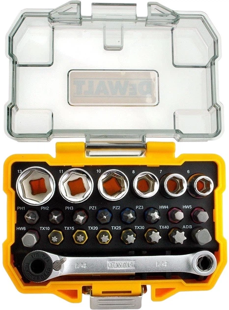 Набір біт і головок DeWALT 24 шт DT71516 (5035048098646) - зображення 2