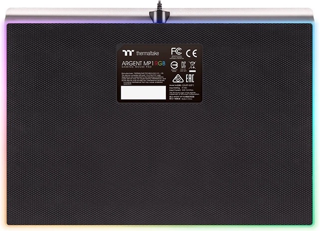 Podkładka pod mysz Thermaltake ARGENT MP1 RGB (GMP-MP1-BLKHMC-01) - obraz 2