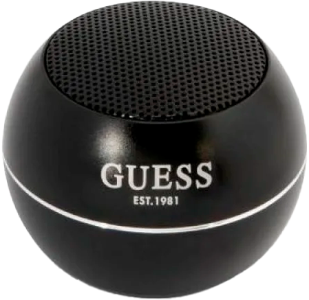 Głośnik przenośny Guess Speaker mini 3W Black (3666339051372) - obraz 1