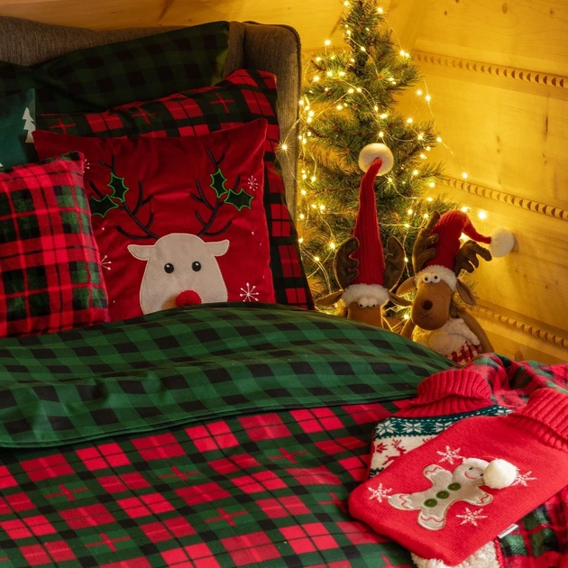 Наволочка Homla Reindeer святкова 45 x 45 см (5902869979914) - зображення 6