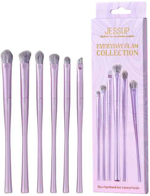 Zestaw pędzli do makijażu Jessup Everyday Glam Collection T516 6 szt (6976074375167) - obraz 1