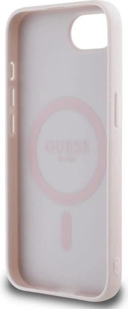 Панель Guess Peony Script with MagSafe для Apple iPhone 16e Brown (GUHMPSE4PGPYSW) - зображення 7