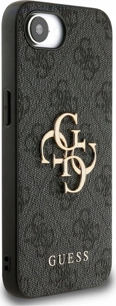 Панель Guess 4G Big Metal Logo для Apple iPhone 16e Black (GUHCPSE44GMGGR) - зображення 3
