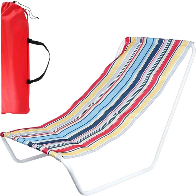 Leżak plażowy składany Vilde (489274) - obraz 1