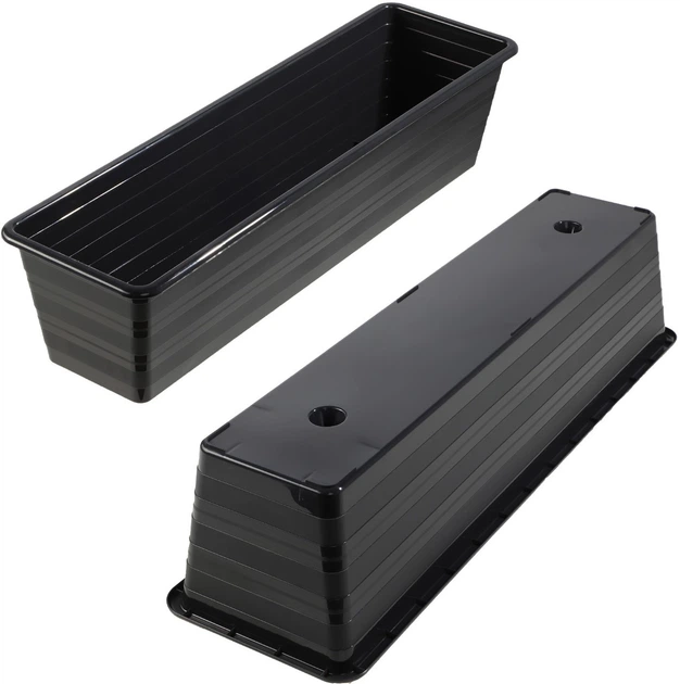 Балконний квітковий горщик Kadax Catí K10191 3 шт - зображення 2