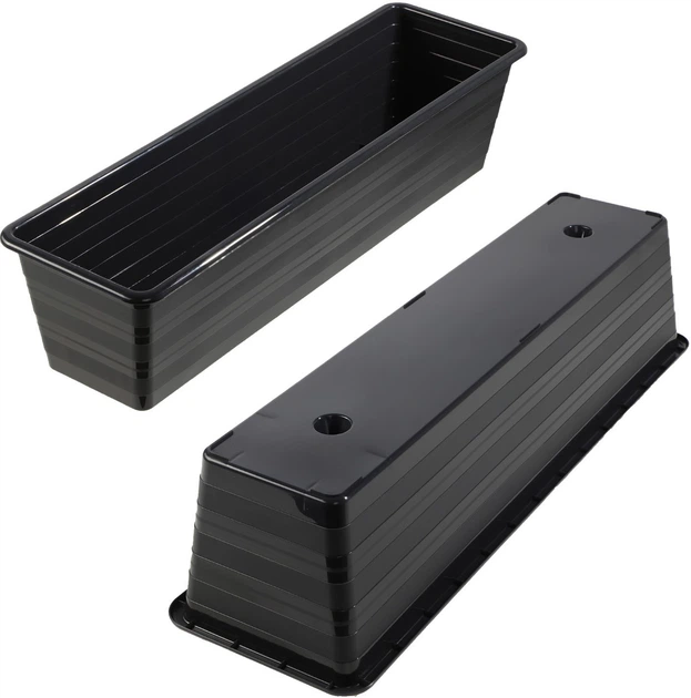 Балконний квітковий горщик Kadax Catí K10192 4 шт - зображення 2