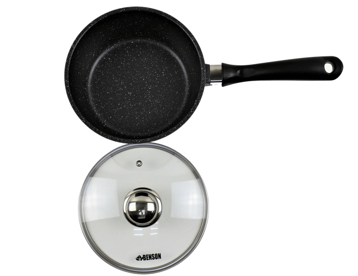 Ківш 2.1 л. з кришкою й антипригарним покриттям Benson (BN-304) - изображение 5