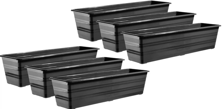 Балконний квітковий горщик Kadax Catí K10193 6 шт - зображення 1