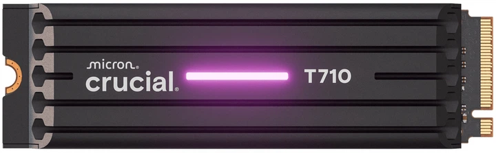 Dysk SSD Crucial T710 2 TB M.2 2280 NVMe PCIe 5.0 x4 TLC 3D NAND with heatsink (CT2000T710SSD5) - obraz 1