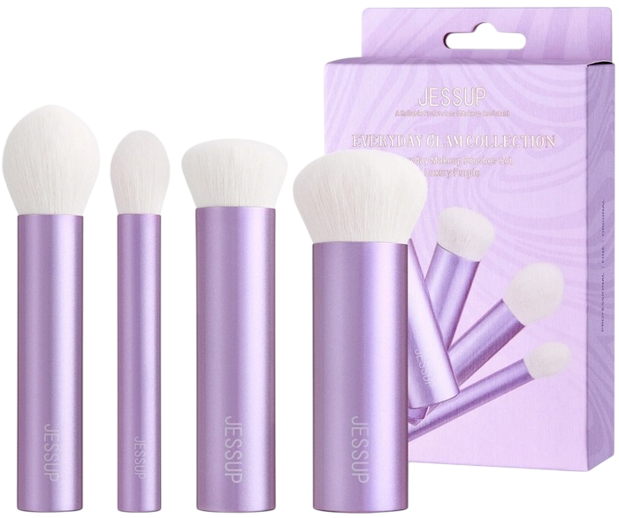 Zestaw pędzli do makijażu Jessup Everyday Glam Collection T517 4 szt (6976074375174) - obraz 1