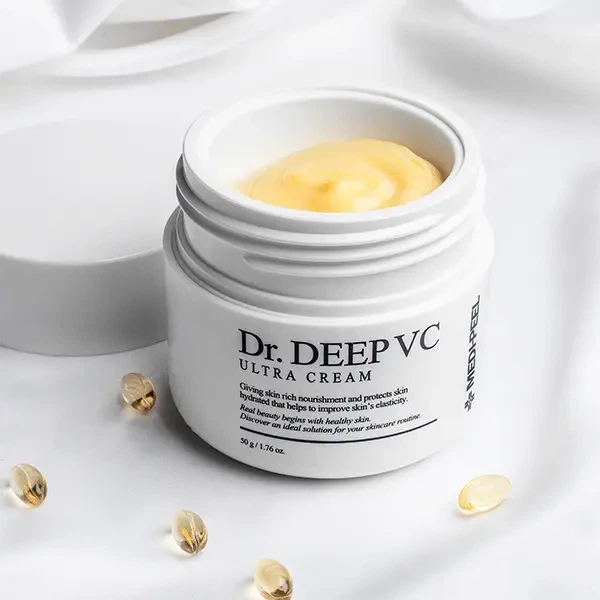 Поживний витаминний крем для сяйву шкіри Medi-Peel Dr.Deep VC Ultra Cream - Фото 2 Поживний витаминний крем для сяйву шкіри Medi-Peel Dr.Deep VC Ultra Cream - зображення 2