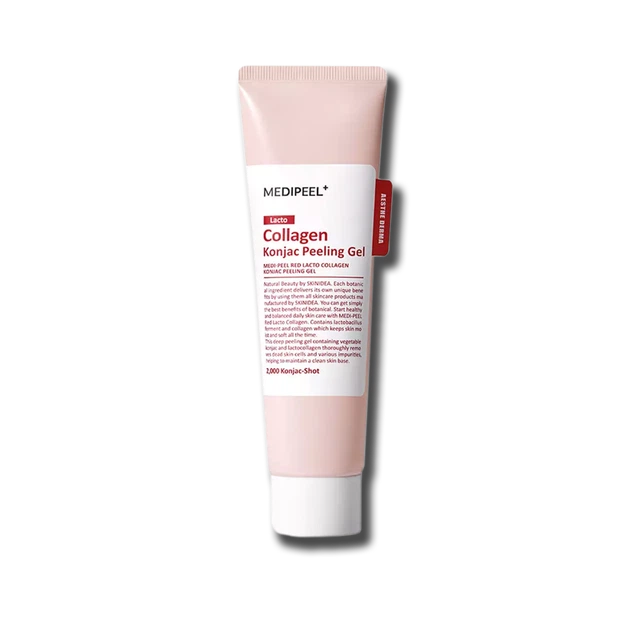 Пілінг-гель для обличчя MEDIPEEL Red Lacto Collagen Konjac Peeling Gel, 95 мл - Фото 1 Пілінг-гель для обличчя MEDIPEEL Red Lacto Collagen Konjac Peeling Gel, 95 мл - зображення 1
