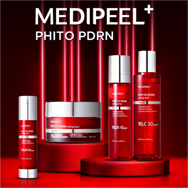 Антивіковий ліфтинг-крем з PDRN та екзосомами Medipeel Phyto Exosome PDRN Lifting Shot Cream, 50 g - изображение 3