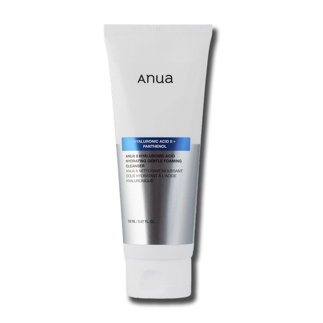 Зволожувальна пінка для вмивання обличчя Anua 8 Hyaluronic Acid Hydrating Gentle Foaming Cleanser 150ml - Фото 1 Зволожувальна пінка для вмивання обличчя Anua 8 Hyaluronic Acid Hydrating Gentle Foaming Cleanser 150ml - изображение 1