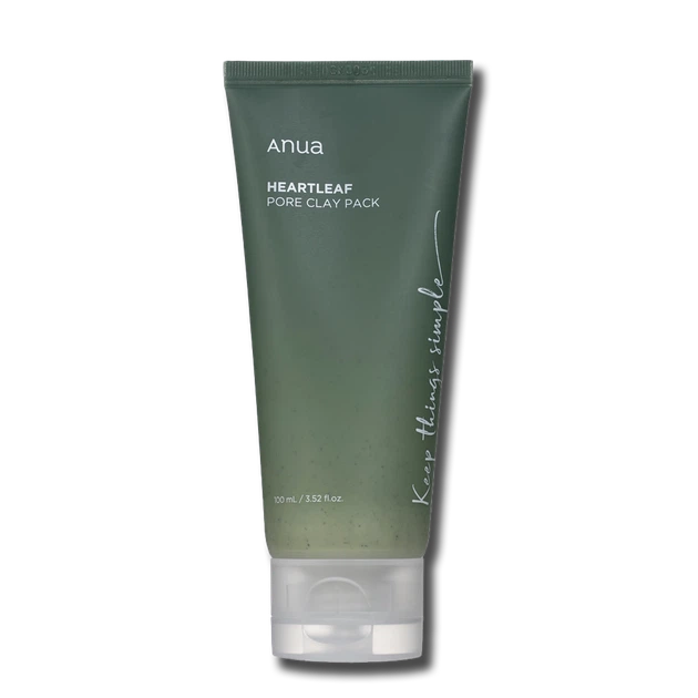 Очищувальна глиняна маска з екстрактом хауттюйні Anua Heartleaf Pore Clay Pack 100ml - Фото 1 Очищувальна глиняна маска з екстрактом хауттюйні Anua Heartleaf Pore Clay Pack 100ml - зображення 1