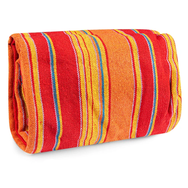 Гамак Spokey IPANEMA 928603 Бразильский 200 x 100 см Червоно-жовтий (5902693286035) - зображення 4