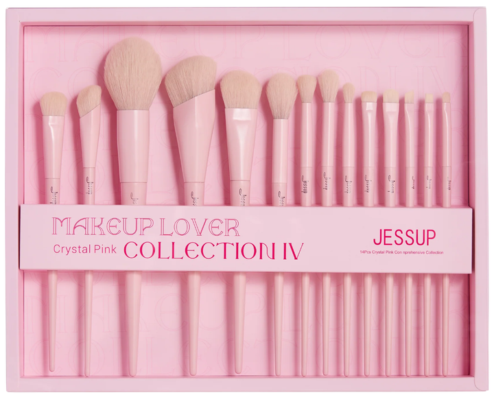 Набір пензлів для макіяжу Jessup Make Up Lover Collection T495 14 шт (6976074370346) - зображення 1