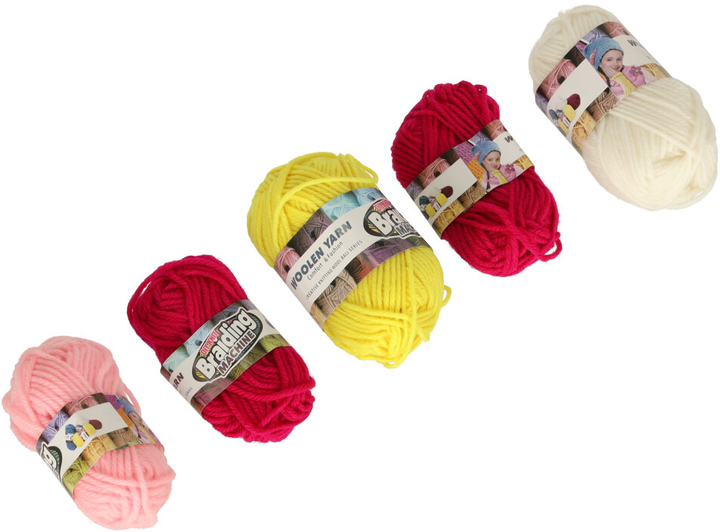 Zestaw kreatywny KIK Maszyna do tkania robienia na drutach z zestawem nici i akcesoriami (5903039736832) - obraz 8