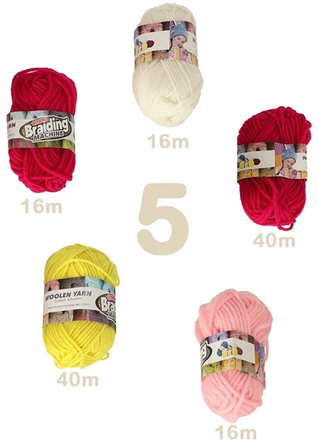 Zestaw kreatywny KIK Maszyna do tkania robienia na drutach z zestawem nici i akcesoriami (5903039736832) - obraz 10