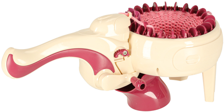 Zestaw kreatywny KIK Maszyna do dziergania z akcesoriami i 5 kolorami włóczki (5903039766006) - obraz 2