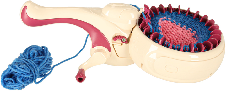 Zestaw kreatywny KIK Maszyna do dziergania z akcesoriami i 5 kolorami włóczki (5903039766006) - obraz 8