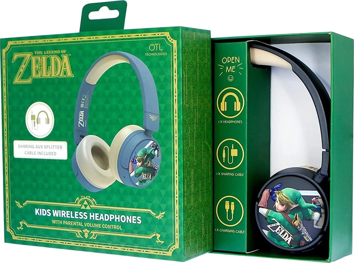Słuchawki OTL The Legend Of Zelda Kids Grey (5055371625760) - obraz 7